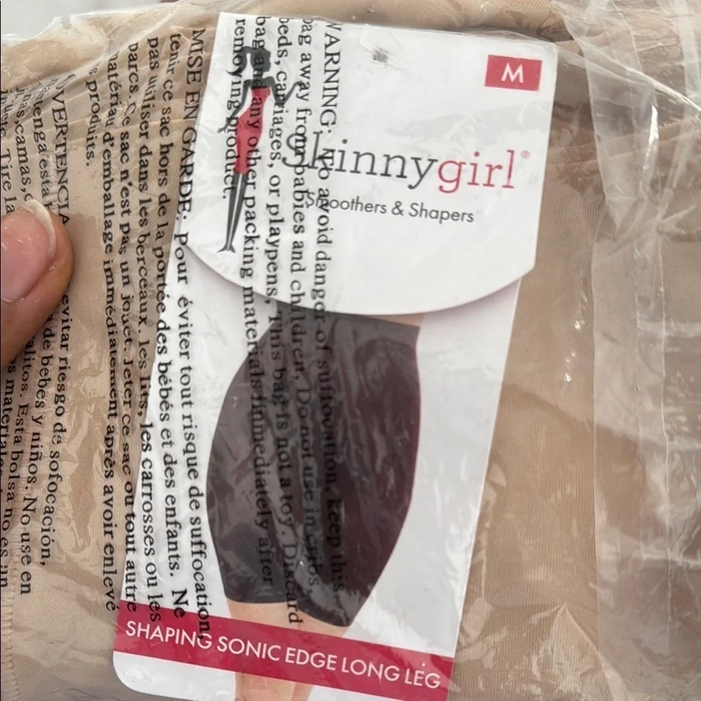 NWT SKINNY GIRL Seamless High-Waist Shapewear thigh - Cream/nude size Medium - Picture 2 of 5